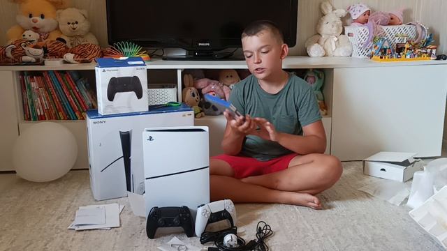 Распаковка PlayStation 5 slim! смотреть онлайн