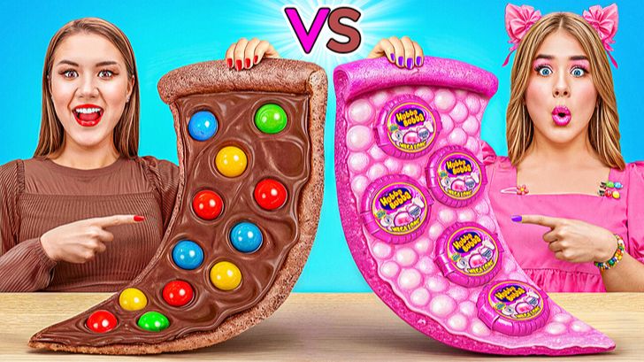 Шоколад vs жвачка 🍫😏 Кто победит во вкусе смотреть онлайн