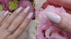 Нежный маникюр обычным лаком Nabyo «Холодный разум»