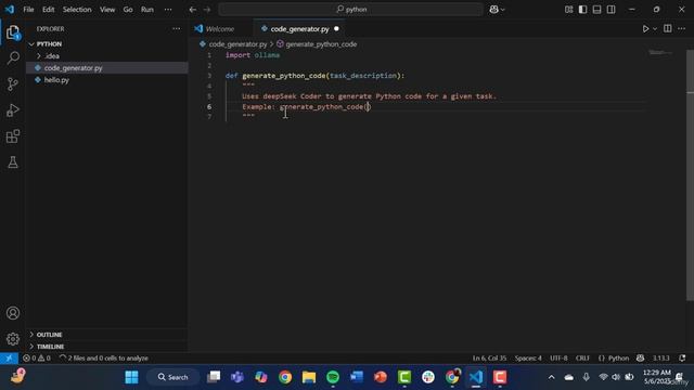 1. 1. Generate Python Code Using DeepSeek Coder смотреть онлайн