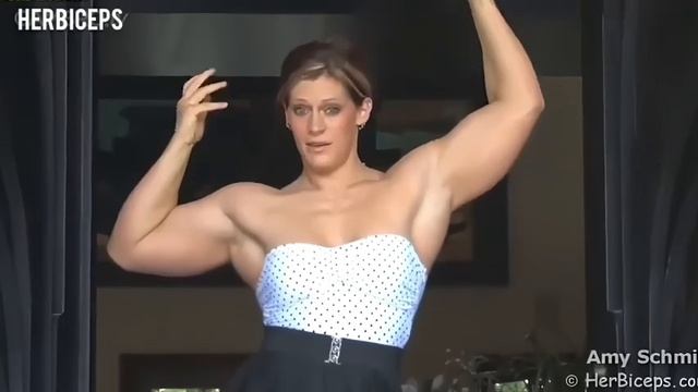 Amy Schmid Big Biceps Woman bodybuilder смотреть онлайн