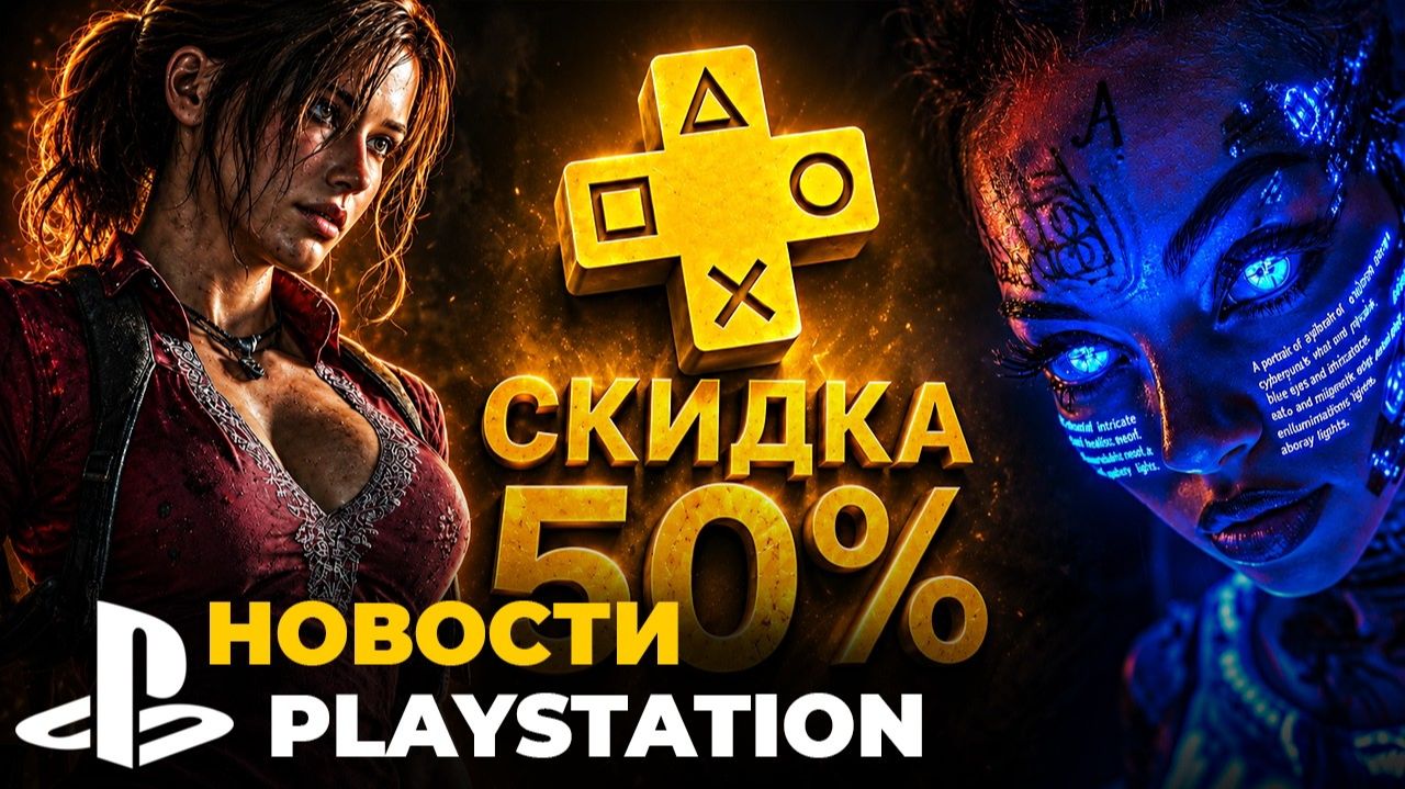 Скидка 50% на PS Plus | Cyberpunk 2 | Resident Evil Veronica уже близко — новости PlayStation смотреть онлайн
