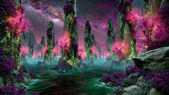 Flora ｜ Alien Planet Sci-Fi Soundscape ｜ Dreamlike Ambient Music for Meditation, Sleep & Deep Focus- смотреть онлайн