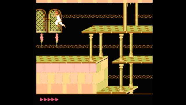 Dendy (Famicom,Nintendo,Nes) 8-bit Prince of Persia Level 5 смотреть онлайн