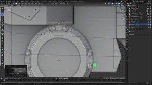 BLENDER Creating the Dune Ornithopter 52_Modeling section_Bottom parts part 16
