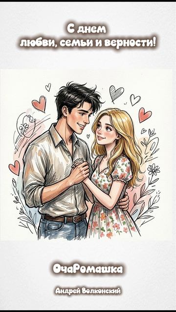 ❤️ 8 июля. Поздравление с днём семьи, любви и верности!