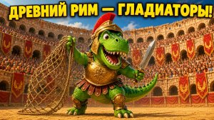 Кто такие гладиаторы?! ⚔️ Дино Рекс объясняет детям секреты Древнего Рима