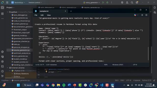 5. 5. Build an AI-Powered Resume Generator смотреть онлайн