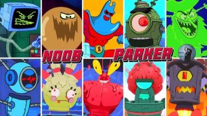 SpongeBob Patty Pursuit 1 + 2 - Все Боссы