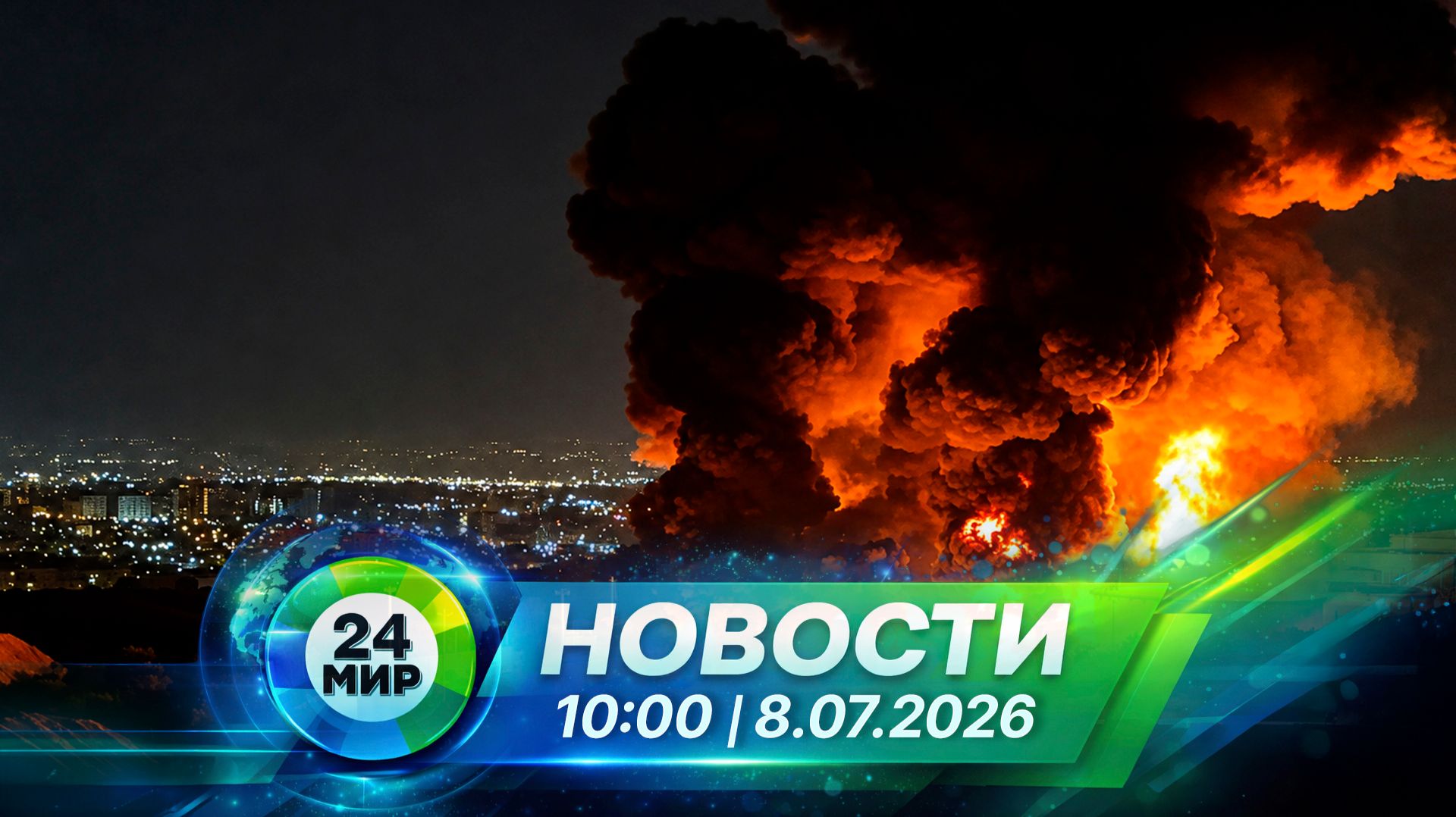 Новости 8 июля 2026 года 10:00 | Выпуск новостей | МИР 24 смотреть онлайн