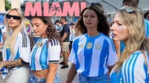 Майами-Бич, FIFA 2026 | Болельщики из Аргентины захватывают Майами!!