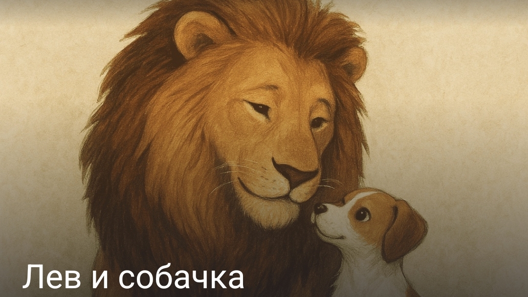 Лев и собачка