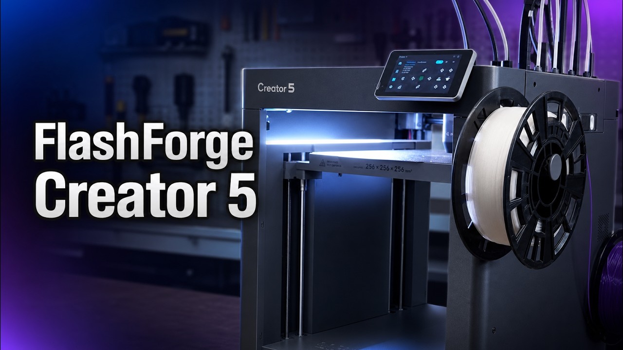 Flashforge Сreator 5 убийца Snapmaker U1 ? смотреть онлайн