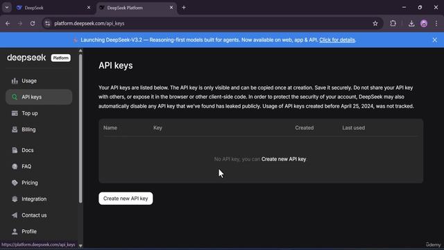 1. 1. Generating Your DeepSeek API Key for AI Development смотреть онлайн