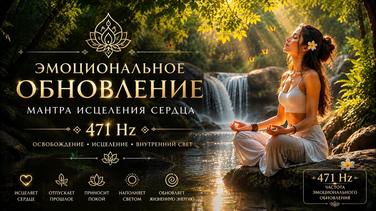 🌿 471 Hz — ЭМОЦИОНАЛЬНОЕ ОБНОВЛЕНИЕ | Освобождение • Исцеление • Внутренний Свет смотреть онлайн