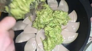 Завтрак из кабачковой пиццы! Семья довольна. Обзор приготовления.
