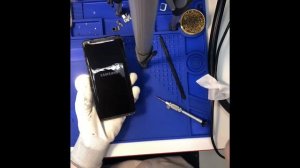 Переклейка стекла на Samsung S9 Plus (быстрая съемка)