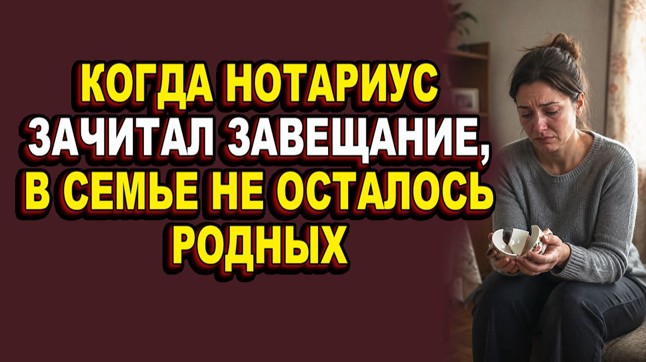 Истории из жизни|Одно завещание раскрыло истинные лица всех родственников|Аудио рассказы|Аудиокниги