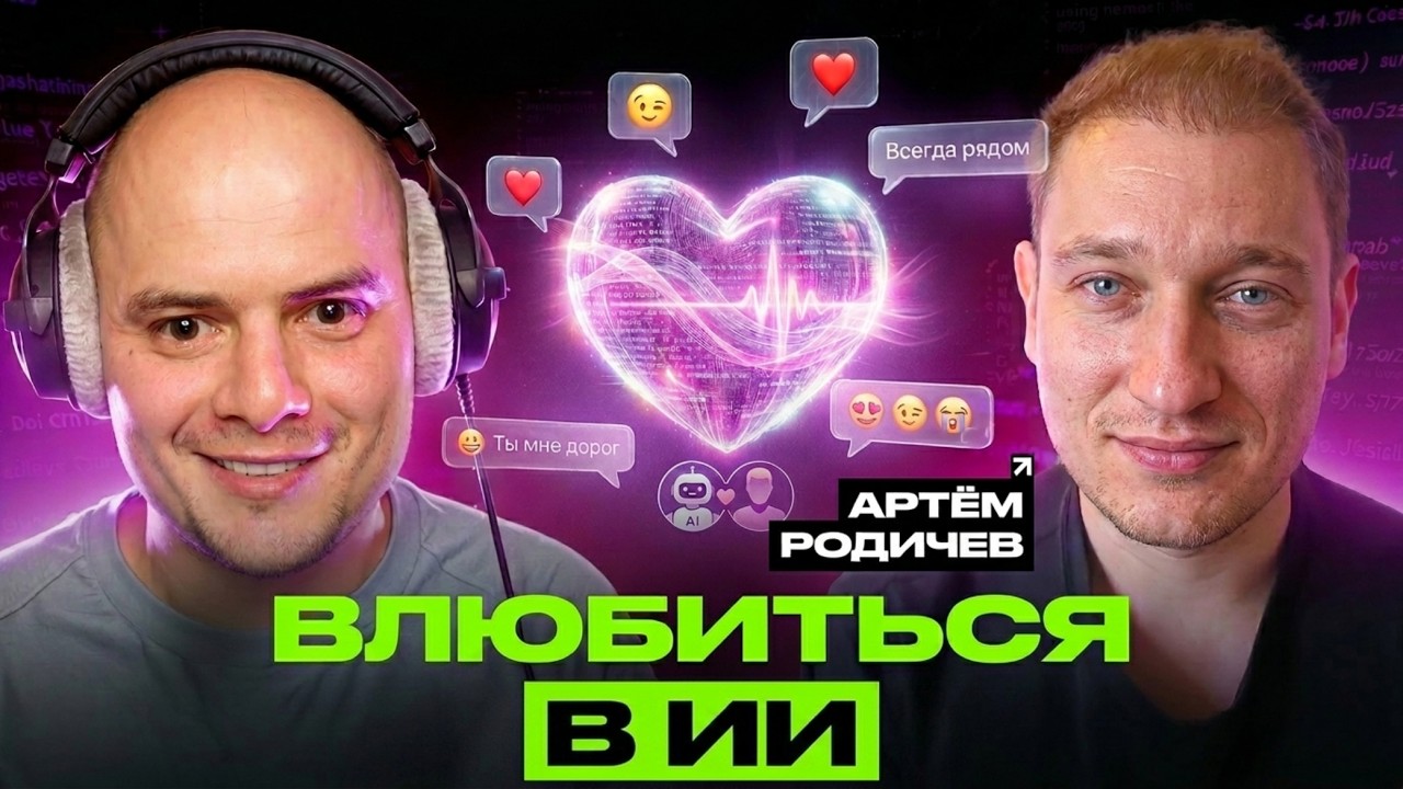 ИИ — новый друг и партнёр: как устроены боты для отношений | Артём Родичев (Ex-human) смотреть онлайн