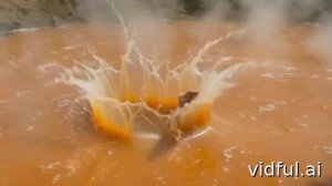 В кипящую воду с высоты: эффектные прыжки девушек в купальниках