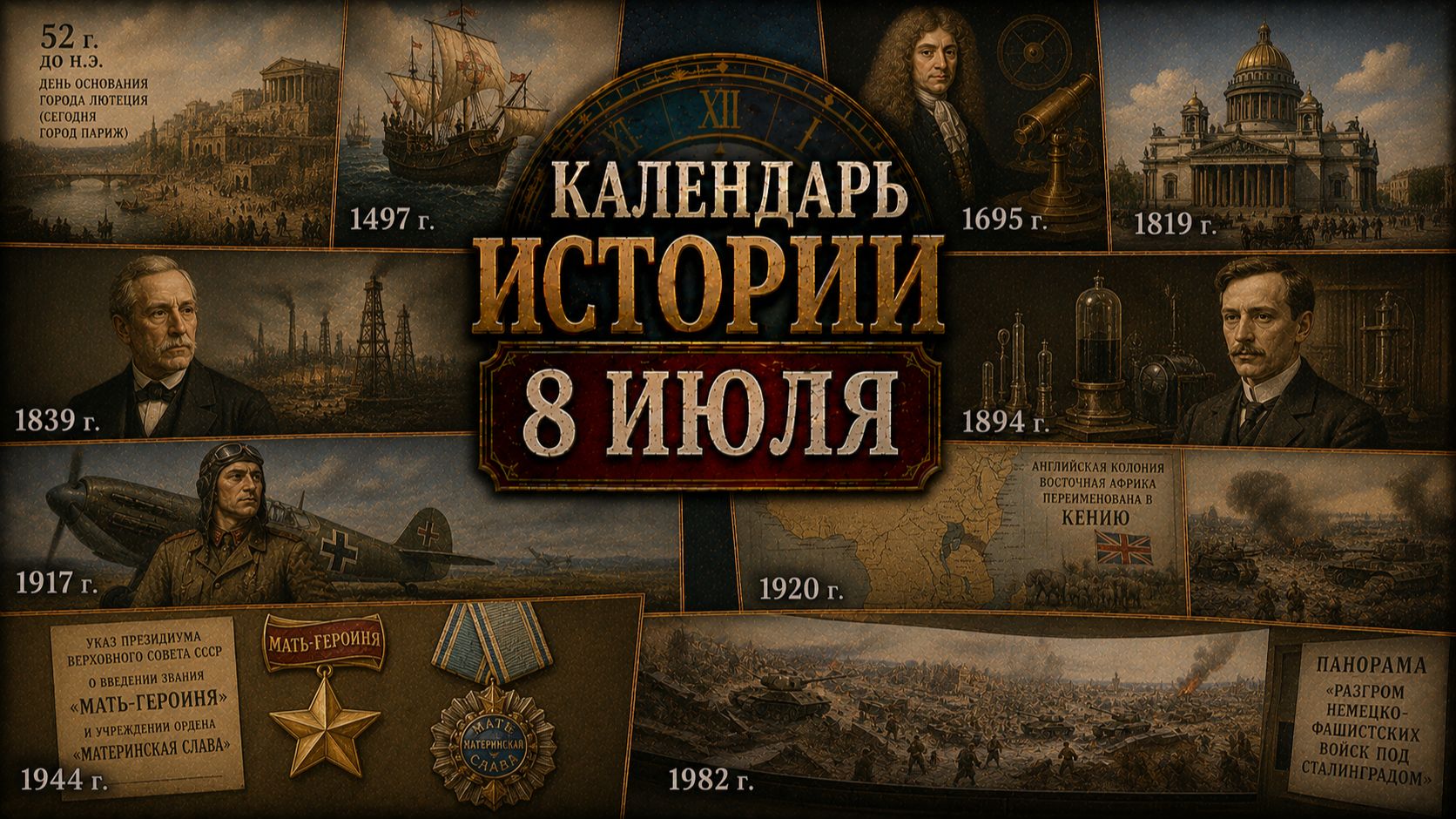 КАЛЕНДАРЬ ИСТОРИИ 8 ИЮЛЯ