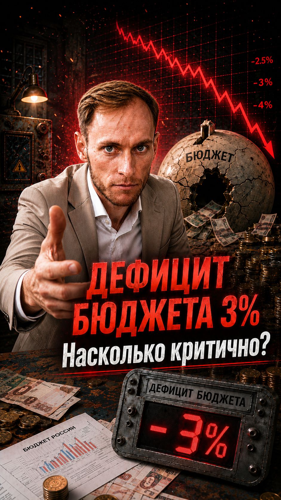 ДЕФИЦИТ БЮДЖЕТА РАСТЁТ #экономика #государство #финансы #бизнес #инвестиции