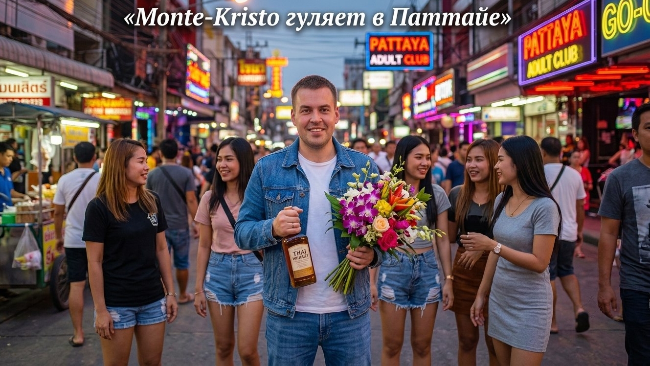 ПАТТАЙЯ 4 ЧАСТЬ ПРОГУЛКИ  🚶♂️🔥Таиланд LIVE: Гуляем по Паттайе с Monte-Kristo! 🌴✨