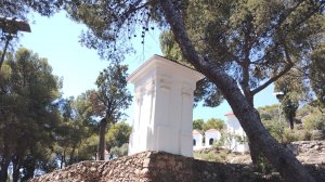 Подъем к крепости Санта Анна в Оливе.