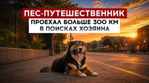 Пес-путешественник проехал больше 300 км в поисках хозяина
