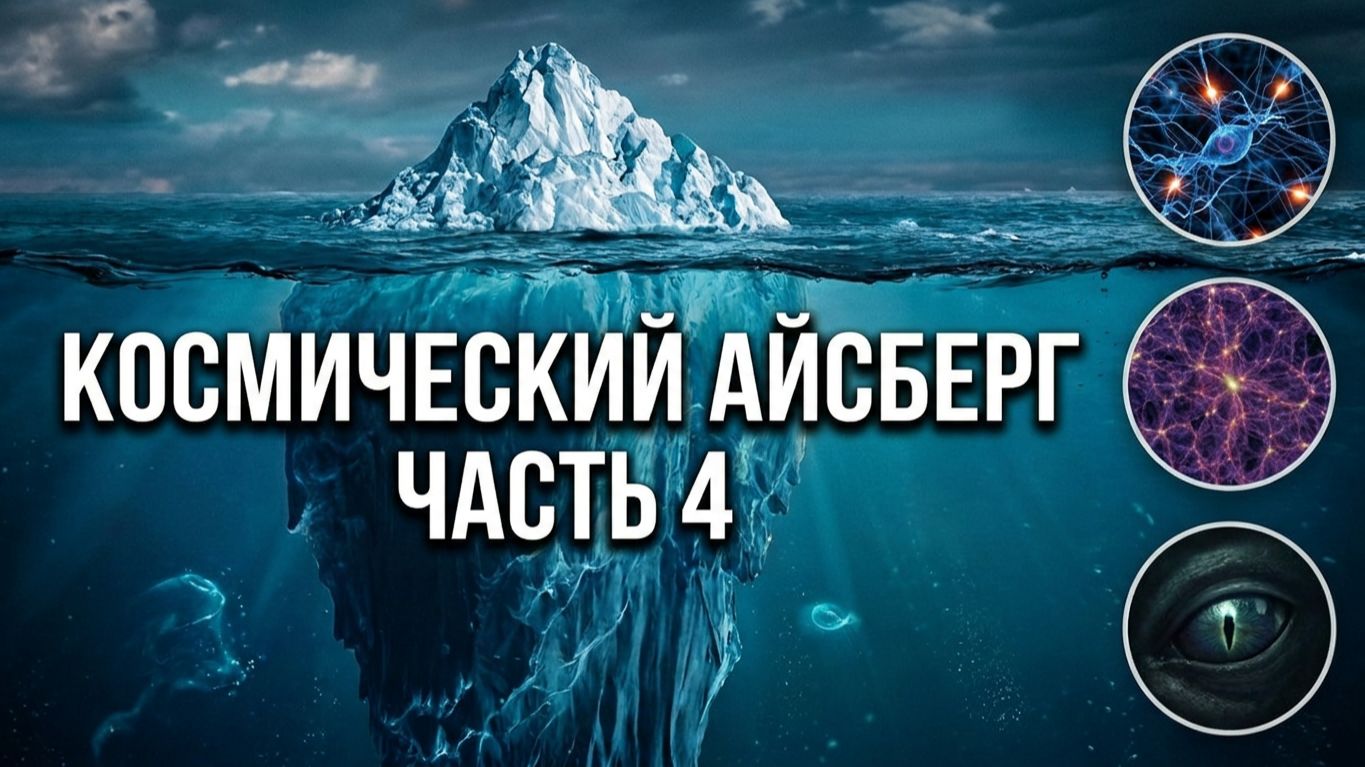 Космический АЙСБЕРГ Часть 4 | Космический Шепот, Вселенная это мозг, Иллюминаты и Majestic-12 смотреть онлайн