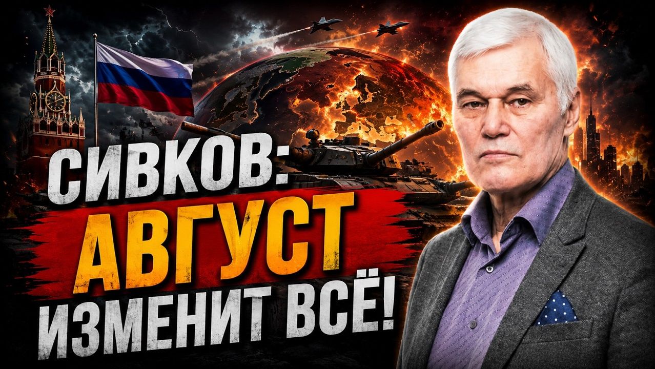 Сивков; АВГУСТ ИЗМЕНИТ ВСЁ! Начинается самый опасный этап! смотреть онлайн