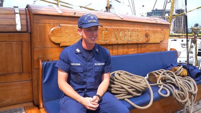 US Coast Guard Eagle sails for America 250 celebration смотреть онлайн
