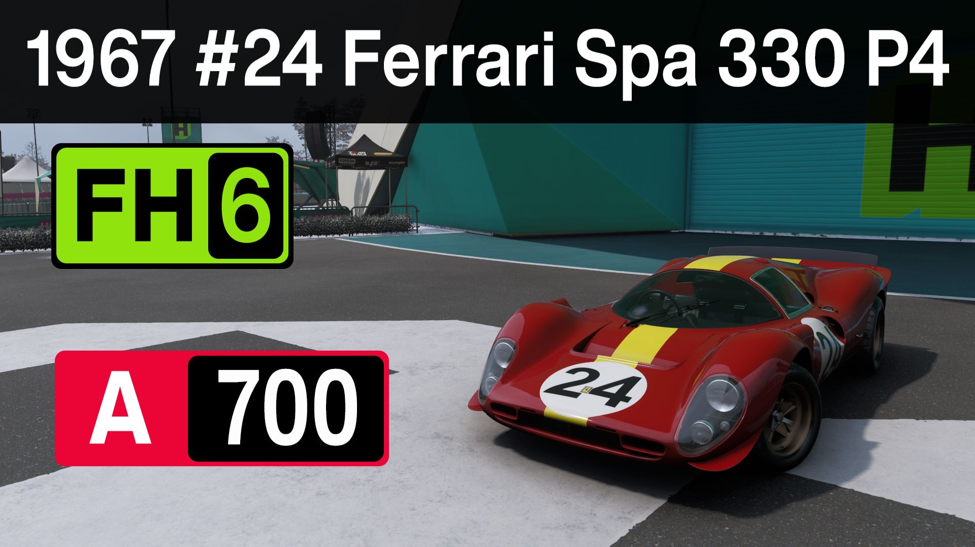 Forza Horizon 6 - 1967 #24 Ferrari Spa 330 P4
