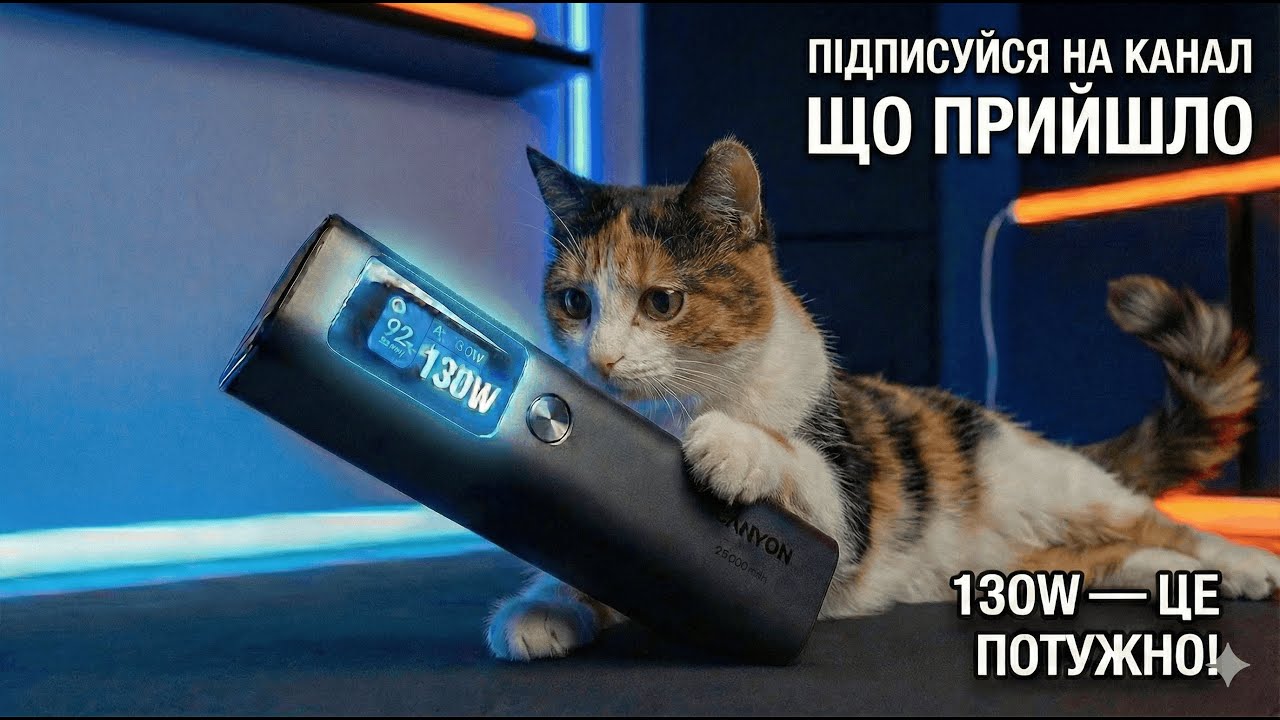 🚀 Навіть КІТ в шоці від швидкості Canyon OnPower 230 на 130W! смотреть онлайн