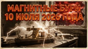 Повторение великой катастрофы: Магнитные бури 10 Июля 2026 года