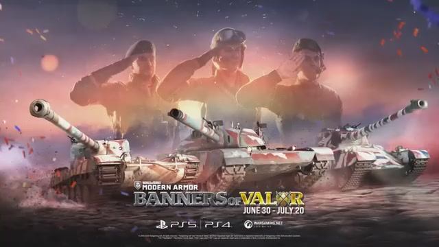 World of Tanks Modern Armor — специальные праздничные баннеры PS5 смотреть онлайн