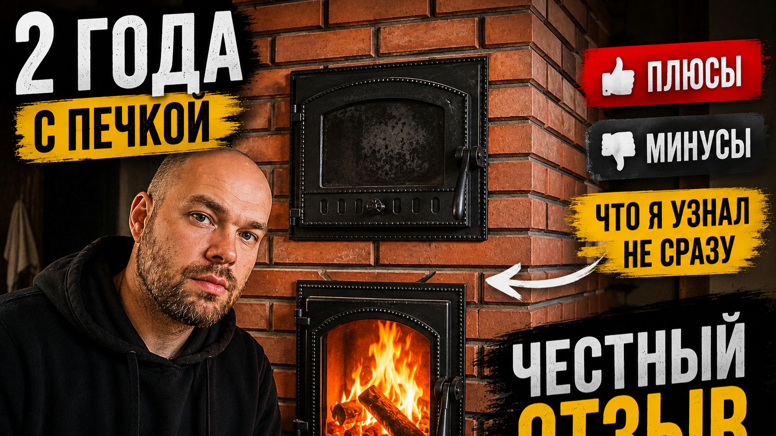 Прожил с печкой-групкой две зимы. Вот что я понял.