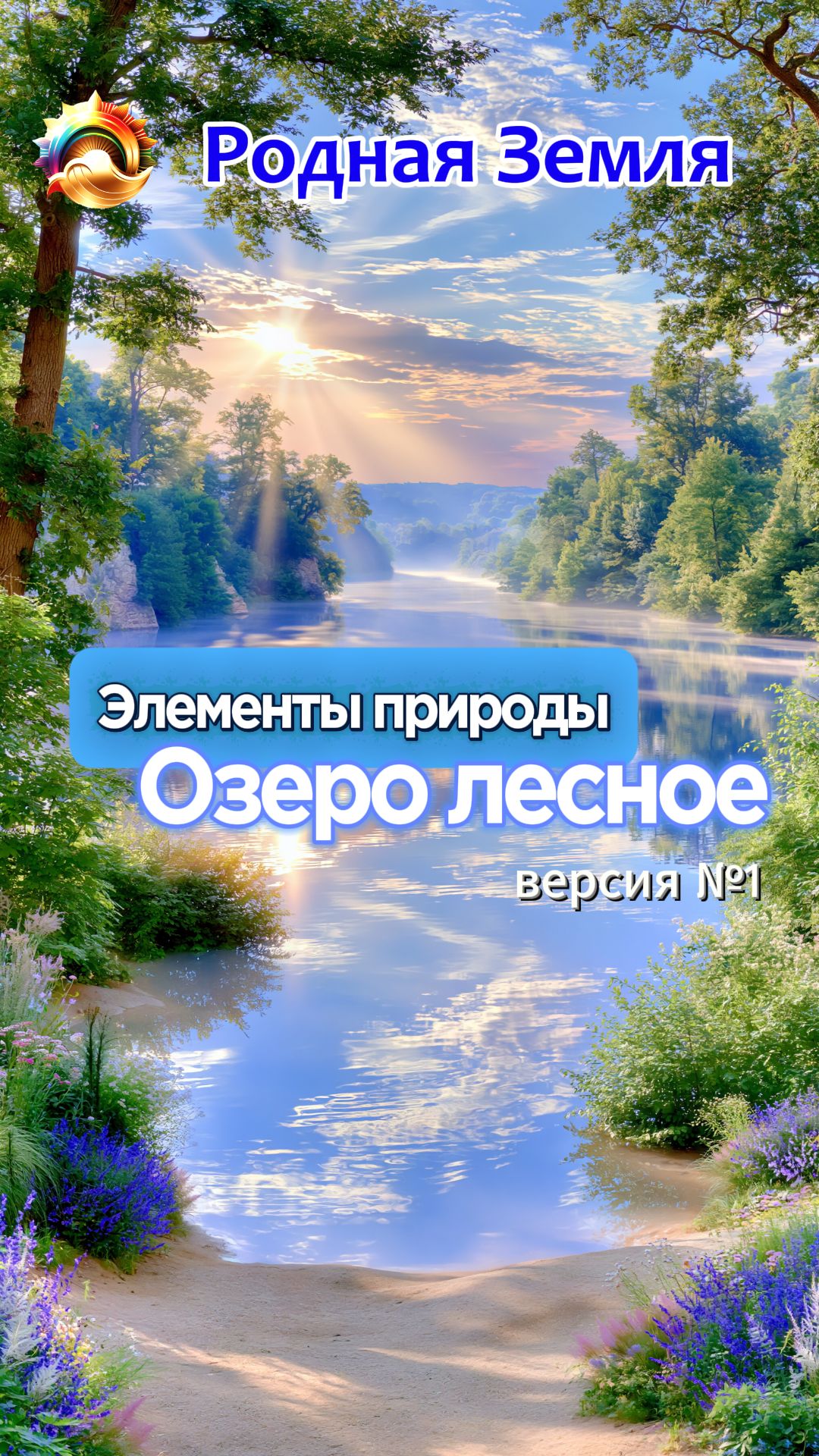 Элементы природы. Озеро лесное v1
