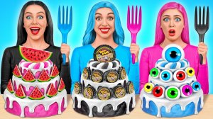 24 часа едим еду одного цвета Челлендж # Битвы с едой от Multi DO Challenge