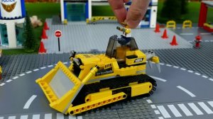 ЛЕГО Трактор, Экскаватор и Грузовик Строительная техника для детей! 🚜🚛