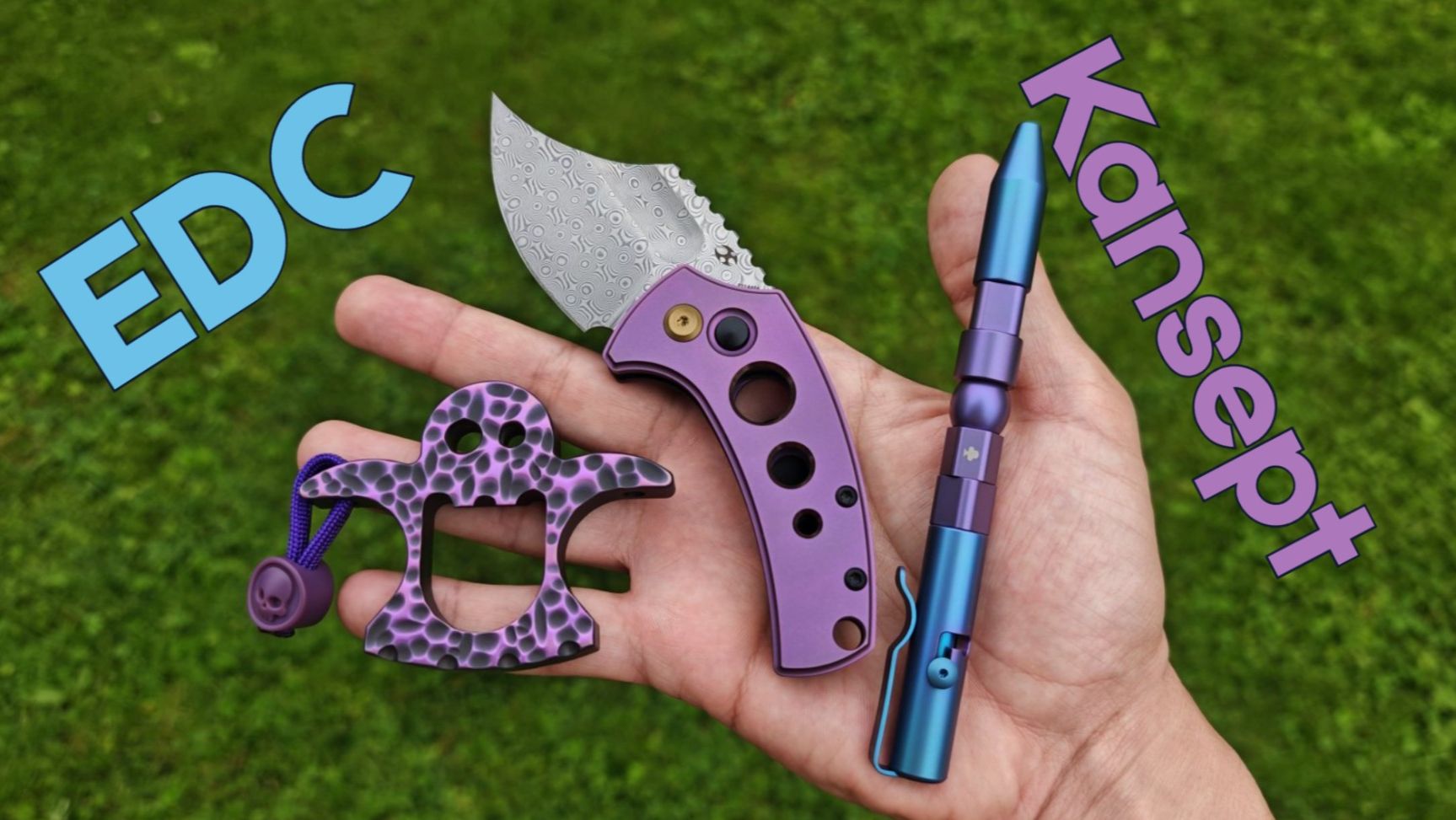 Распаковка EDC от Kansept (ручка Customizer, открывашка Flaschenöffner Geist, нож Wasp) смотреть онлайн