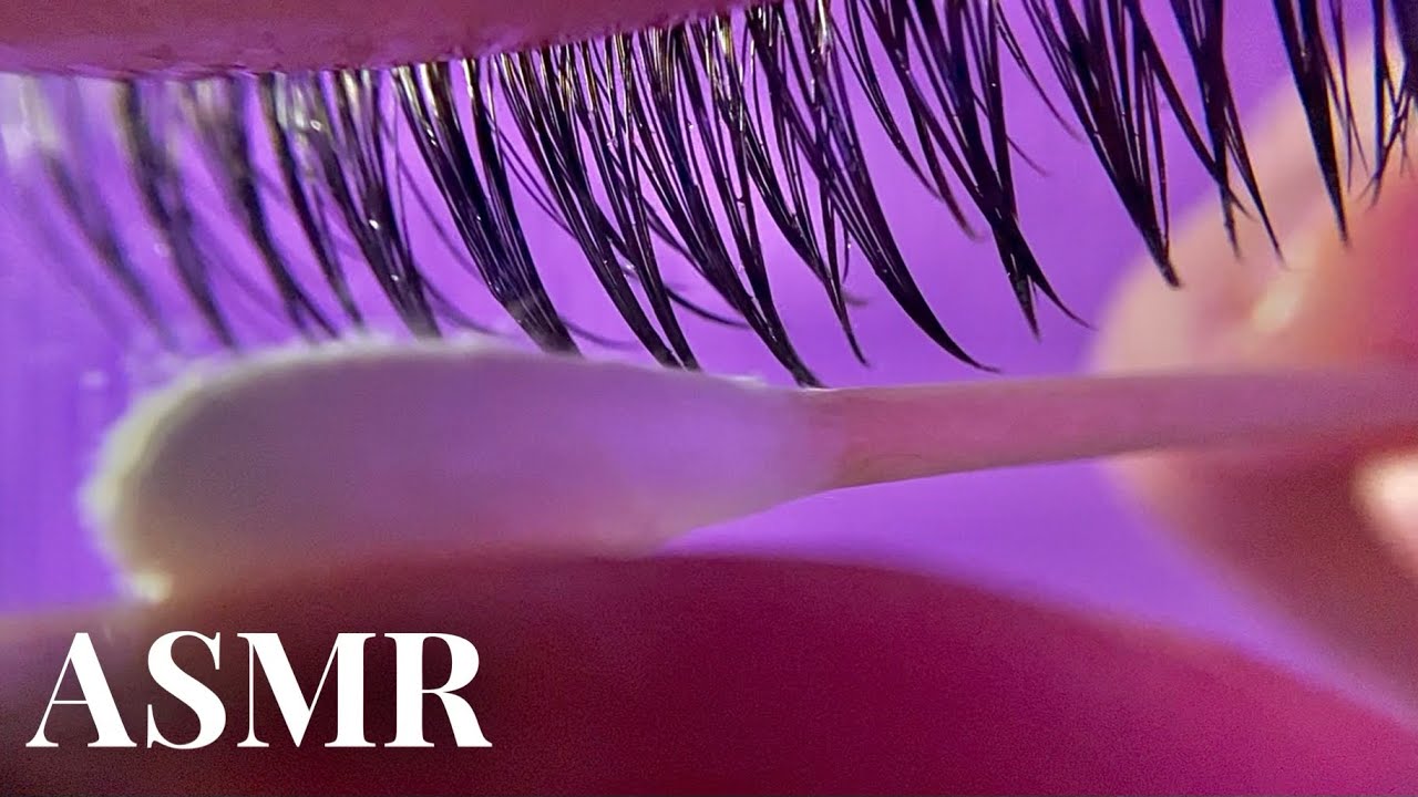 ASMR 1 Hour Eye Cleaning 👁️ Sticky Mouth Sounds 🫠