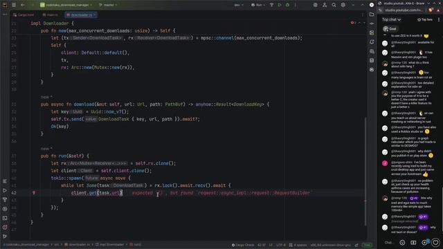 Let's create an async download manager GUI in rust iced 1 смотреть онлайн