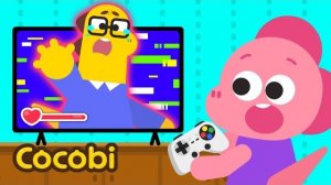 🍿Папа застрял в видеоигре!😱 + Еще больше веселых песен для детей | Cocobi
