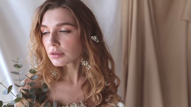 Весенняя нежная фотосессия (Portrait photo shoot: mini-video). Студийная, портретная съемка. смотреть онлайн