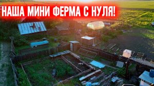 Строим мини-ферму с нуля! | Жизнь в деревне