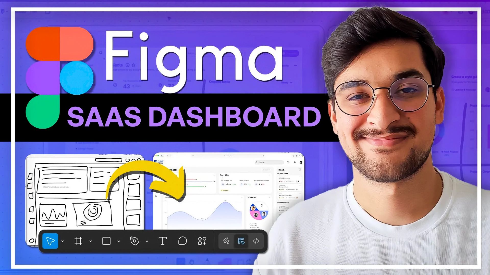 Figma SaaS Dashboard Course Design & Prototype a Modern UI смотреть онлайн