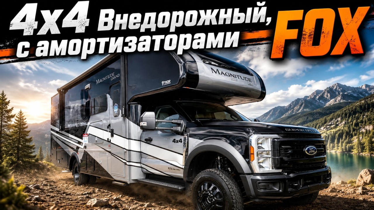 4х4 Полноценный внедорожный премиальный автодом с короткими свесами. Мощный Magnitude Grand Z30