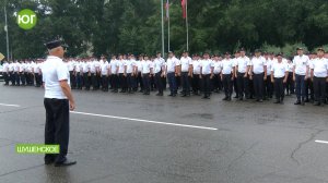 Гарнизонный развод на площади торжеств