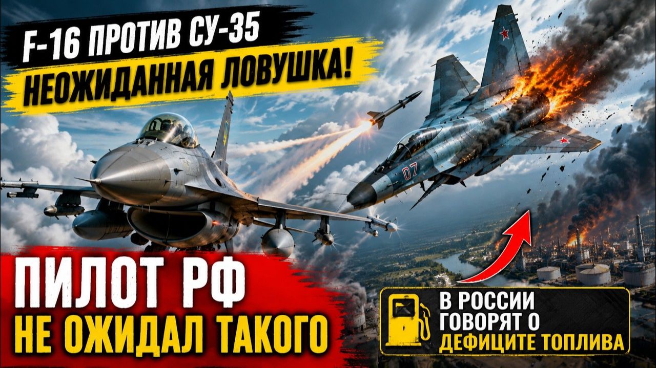 F-16 заманили Су-35 в ловушку Опытный пилот РФ столкнулся с неожиданной тактикой ВСУ смотреть онлайн